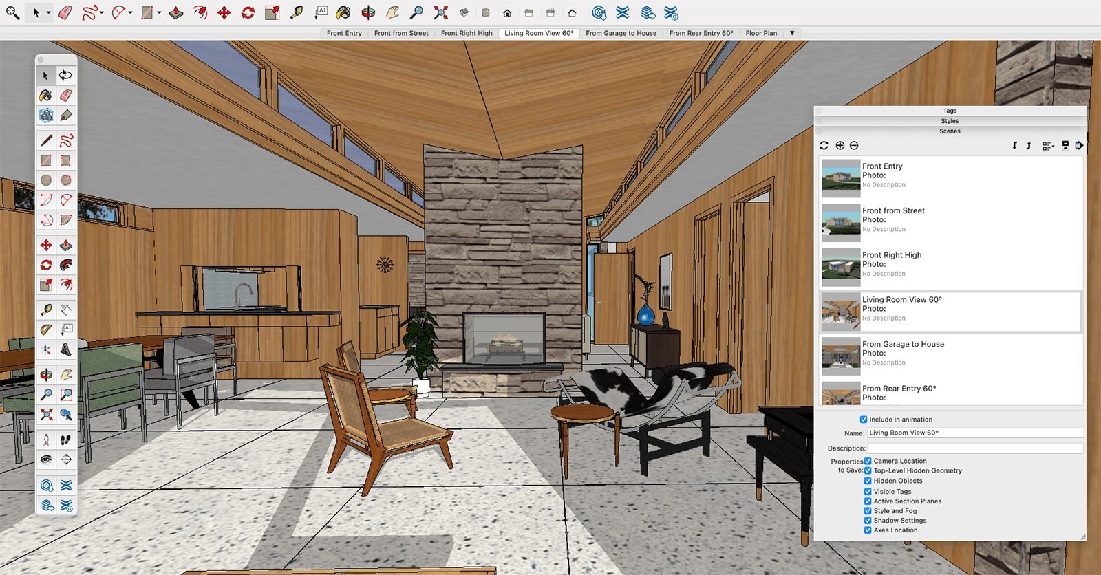 Modélisation 3D d'un intérieur avec SketchUp